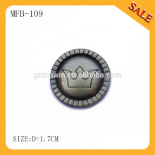 MFB109 Charming Denim Ring Entfernen Metall Schaft Button für Jeans